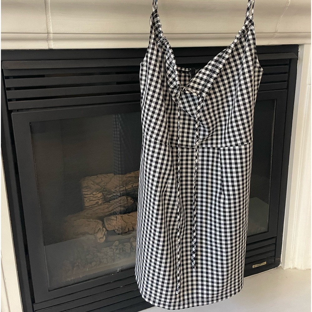 plaid summer dress size S